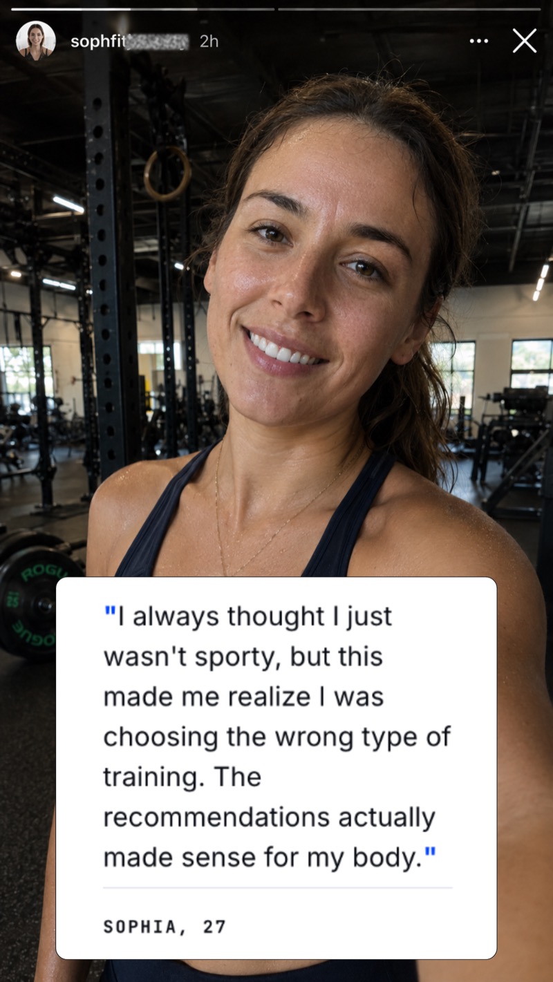 User testimonial