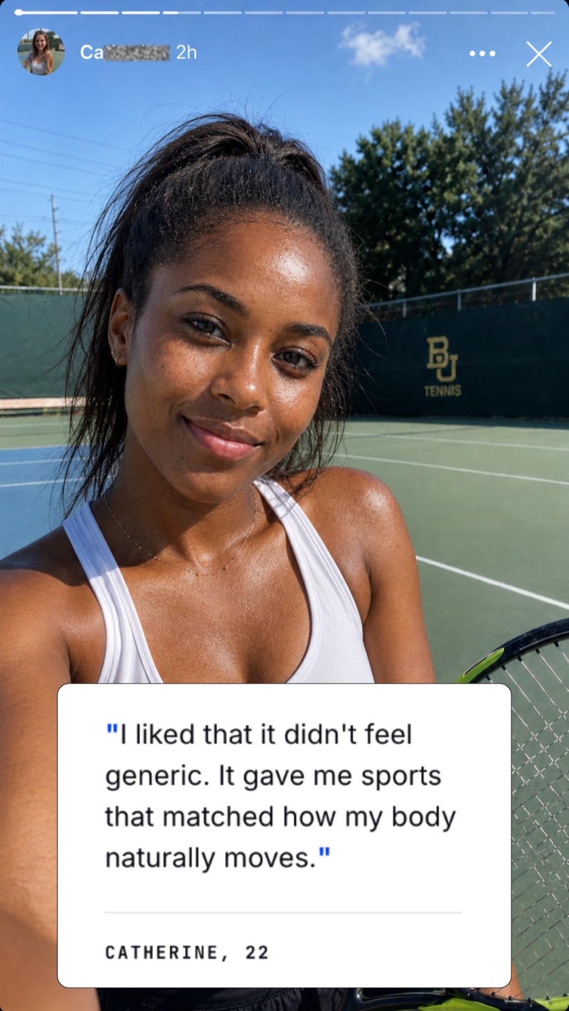 User testimonial